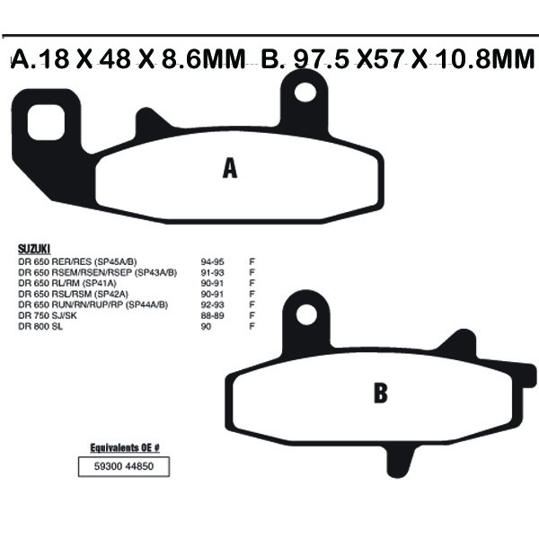 EBC EBC Brake Pads FA147R